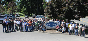 ゲイロード本社玄関前